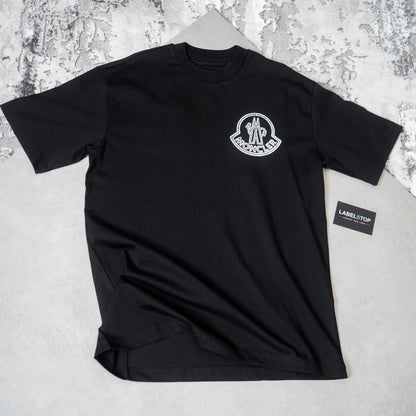 MNCLER TEE-BLACK