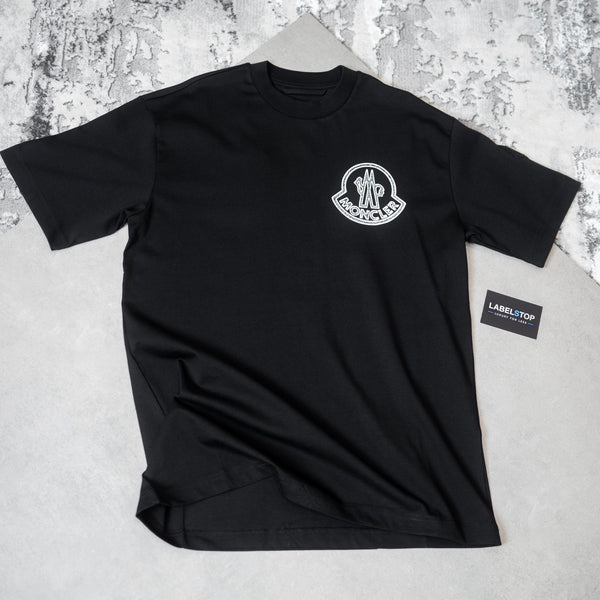 MNCLER TEE-BLACK