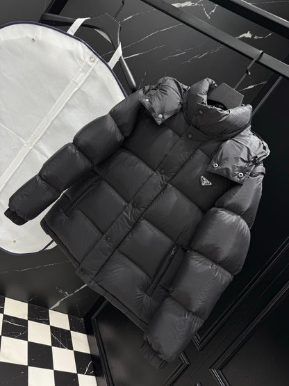PRE ORDER- PRDA PUFFER COAT BLACK