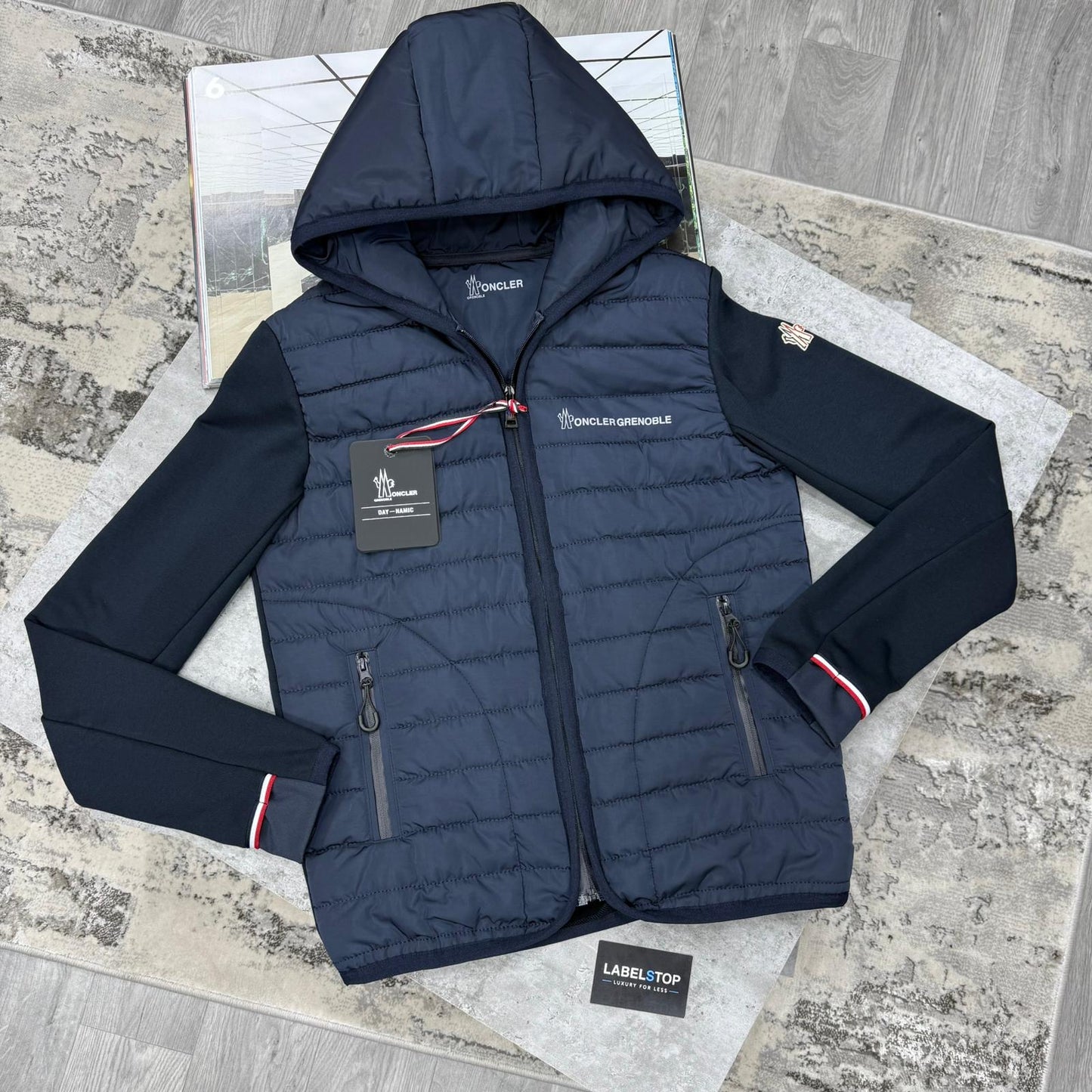MNCLER HYBRID-NAVY