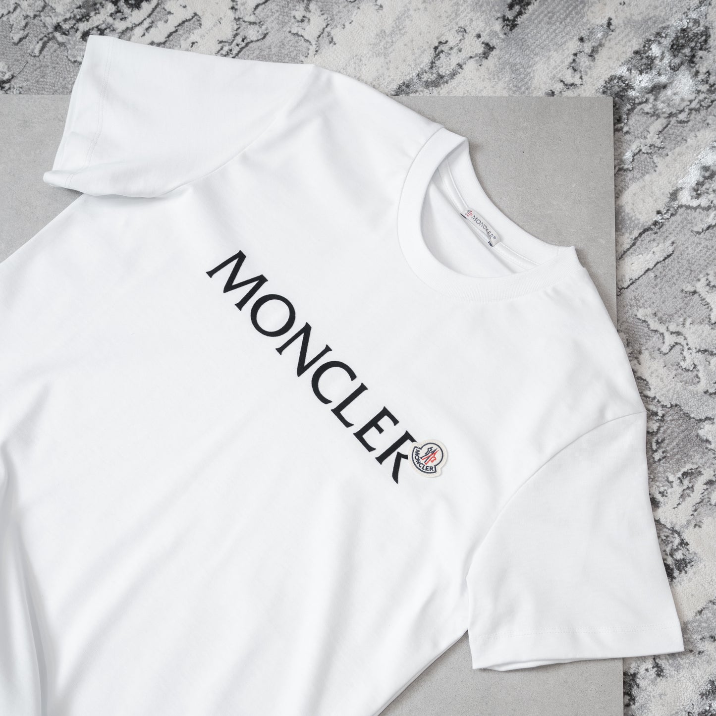 MNCLER TEE- WHITE