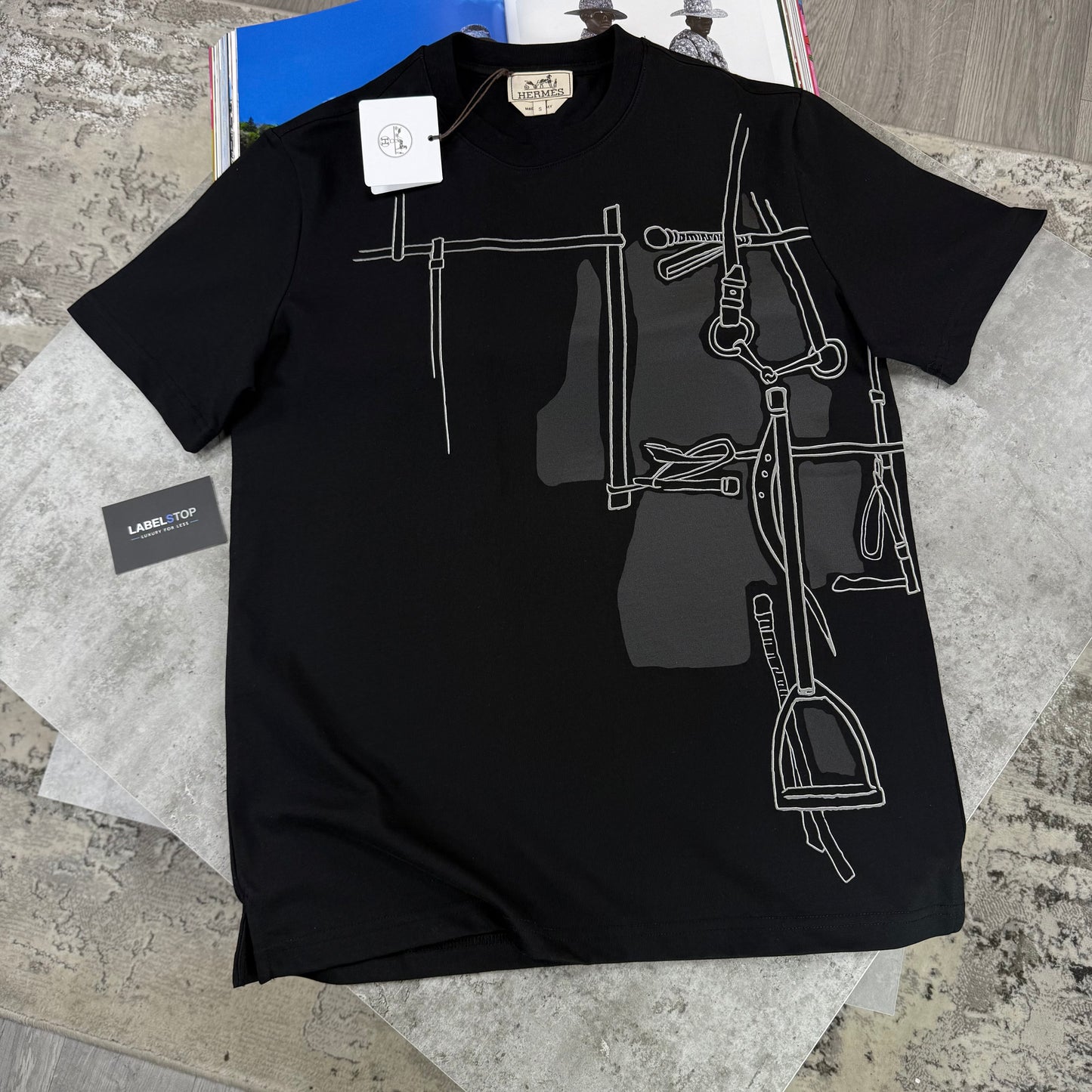 HMES TEE-BLACK