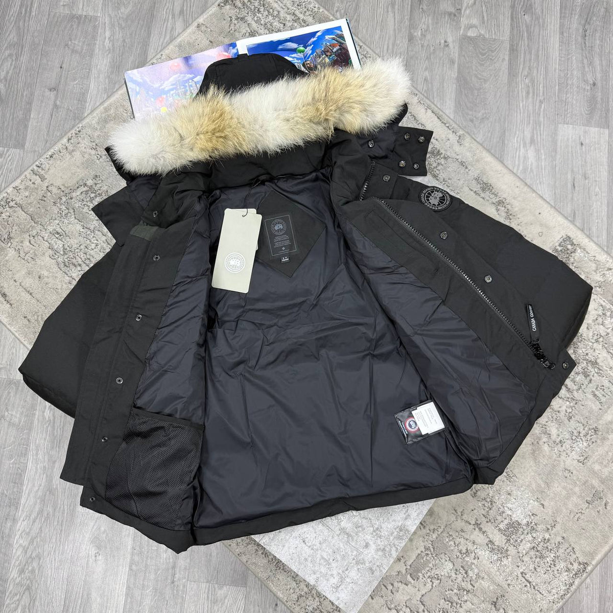 CG COAT WYNDHAM-BLACK BADGE