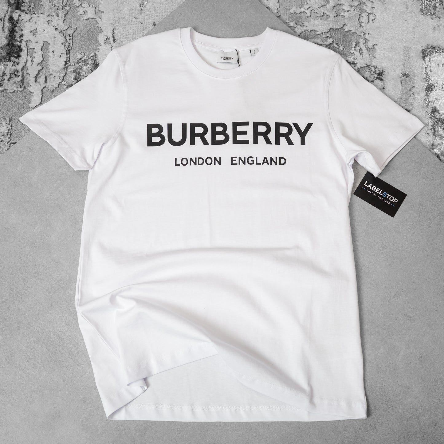 BURB TEE-WHITE