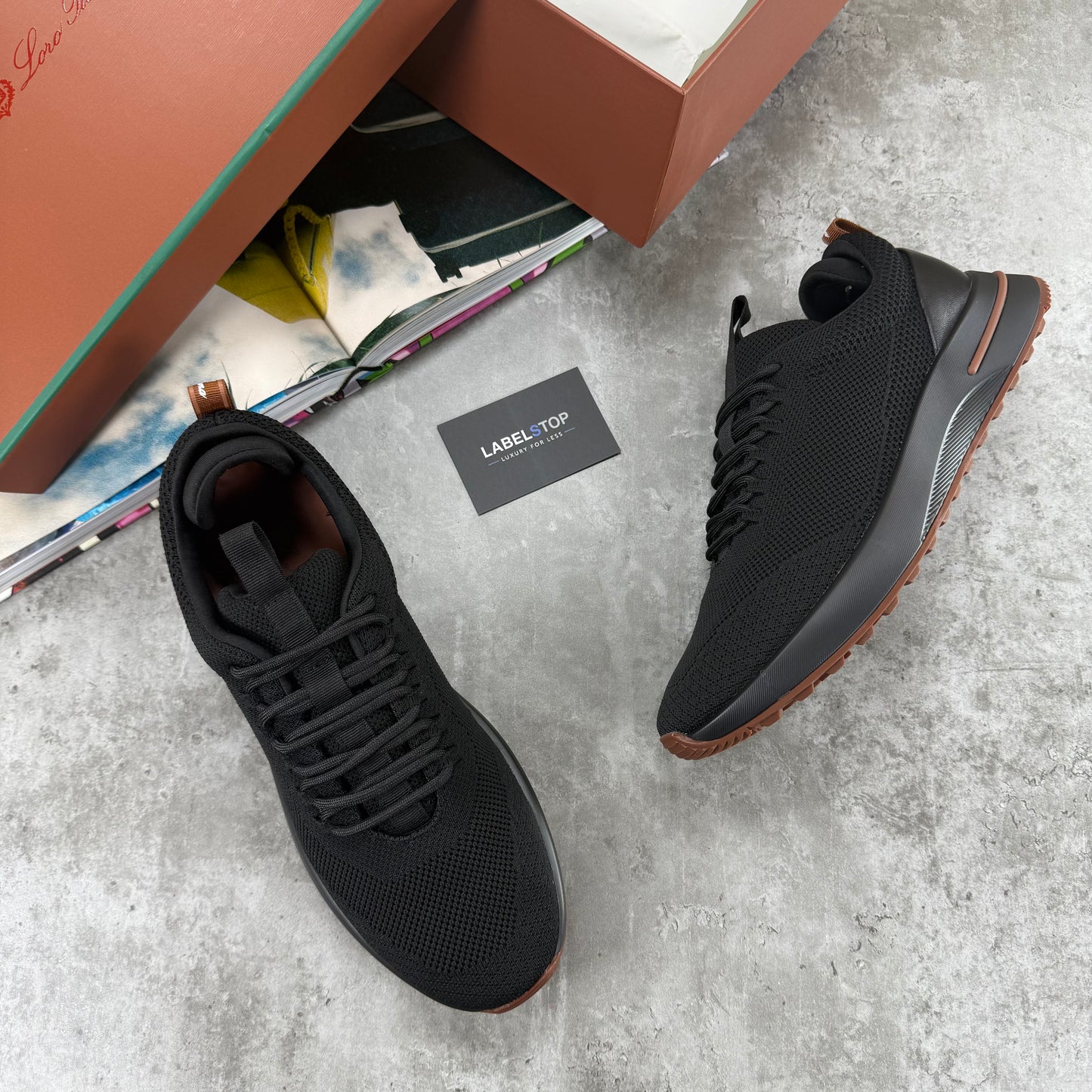 LORO TRAINERS-BLACK