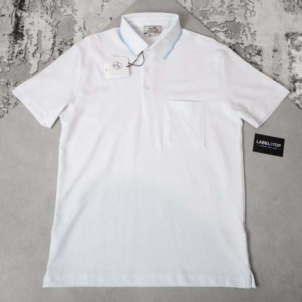 HRMES POLO-WHITE