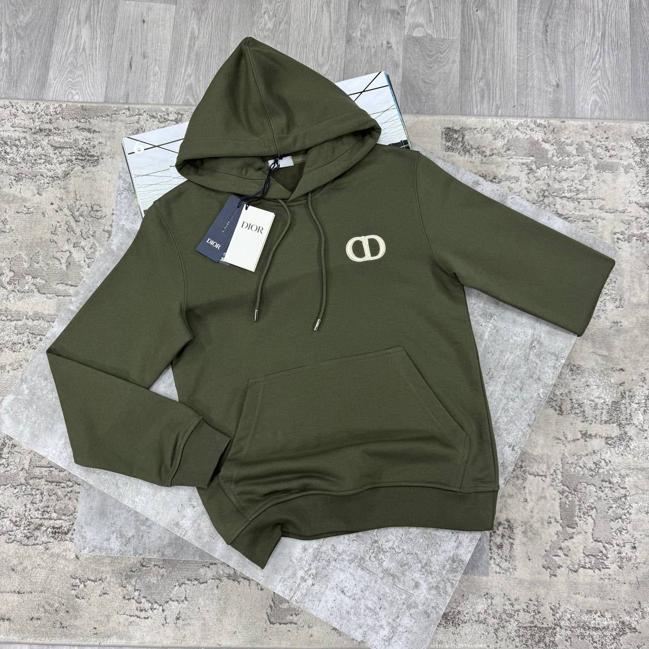 CD HOODIE-KHAKI