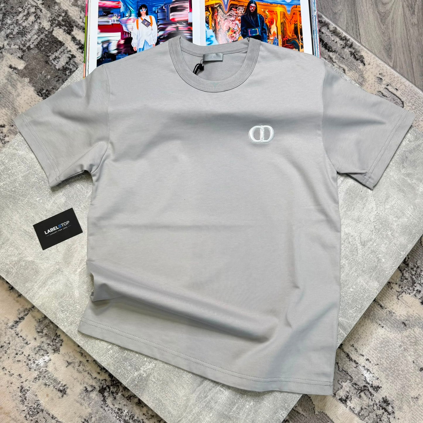 CD T SHIRT - LIGHT GREY