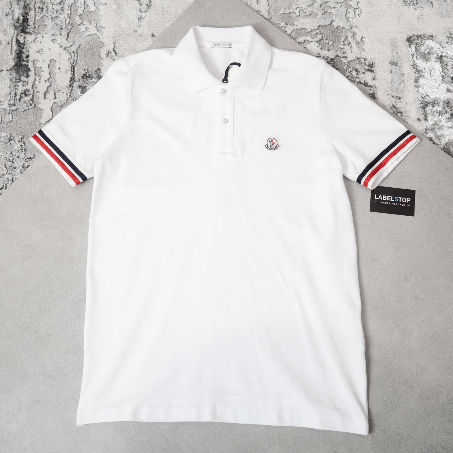 MNCLER POLO-WHITE