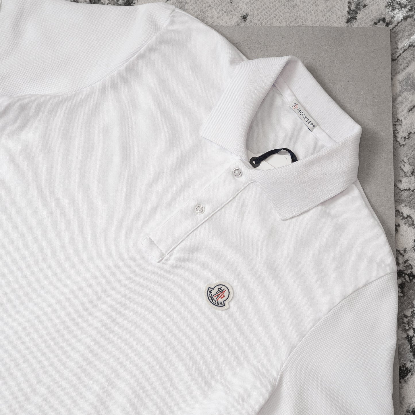 MNCLER POLO-WHITE