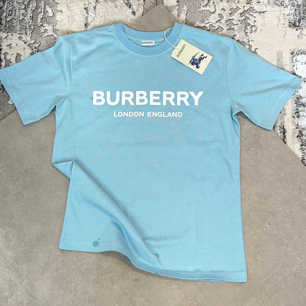 BURB TEE-BLUE