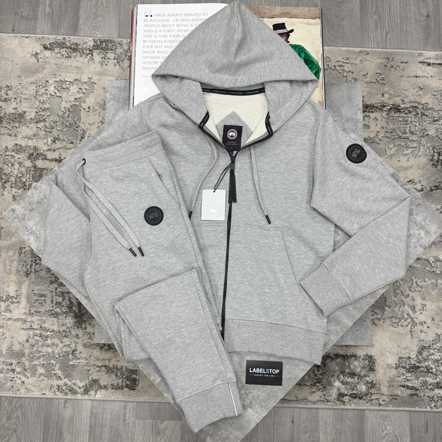 CG TRACKSUIT-BLACK BADGE GREY