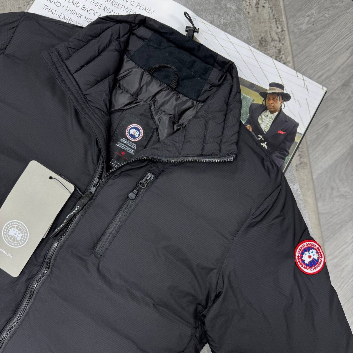 CG LODGE COAT-BLACK