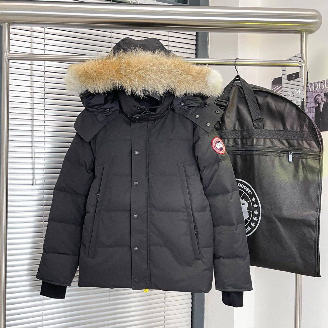 (PRE ORDER) CG WYNDHAM PARKA COAT BLACK WITH FUR