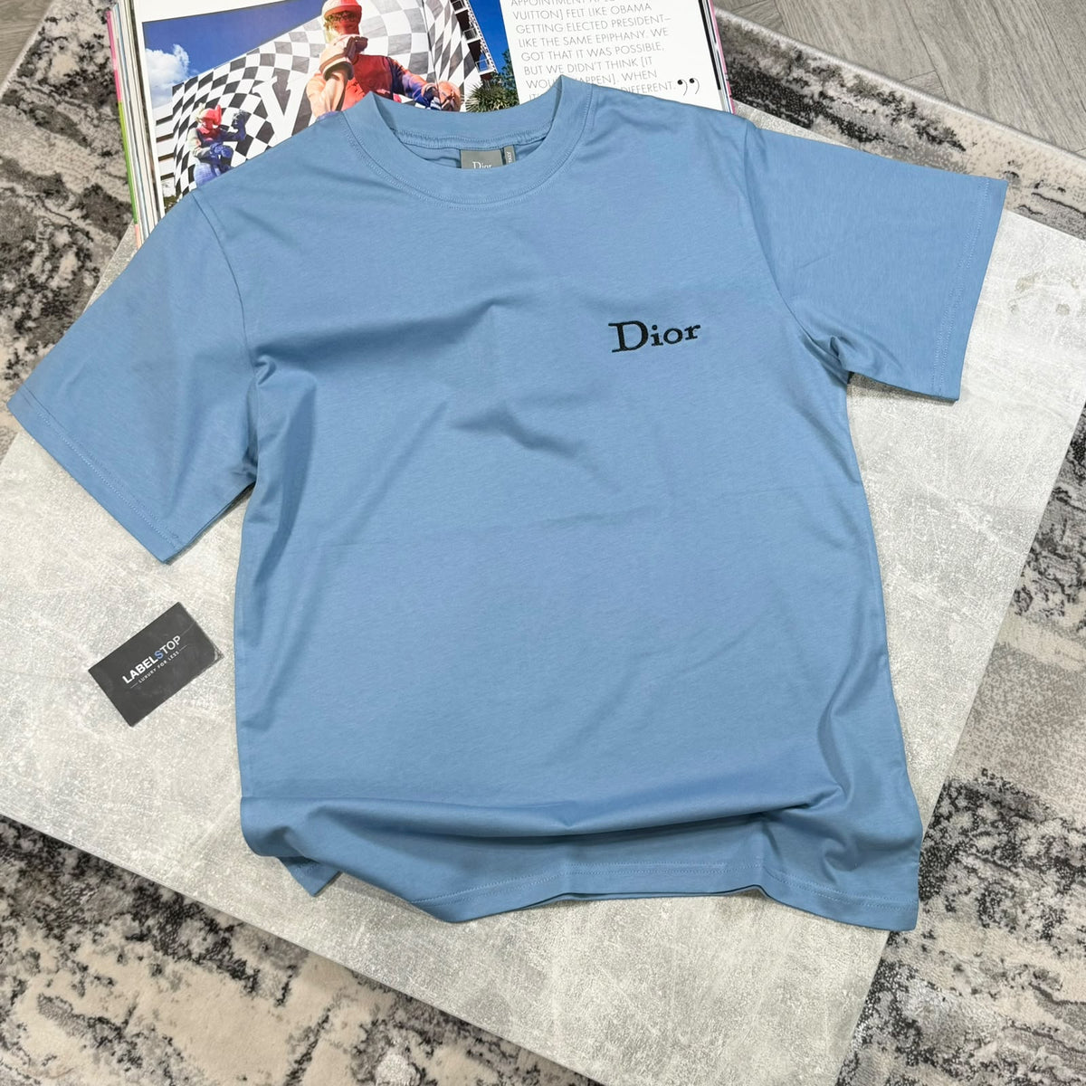CD T SHIRT - PALE BLUE