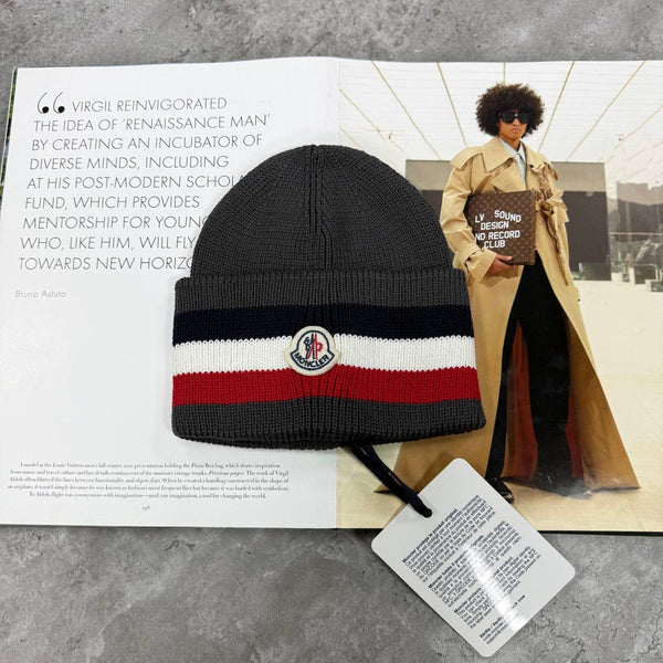 MNCLER BEANIE-GREY