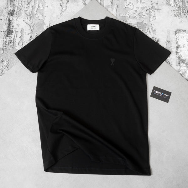AMI TEE-BLACK