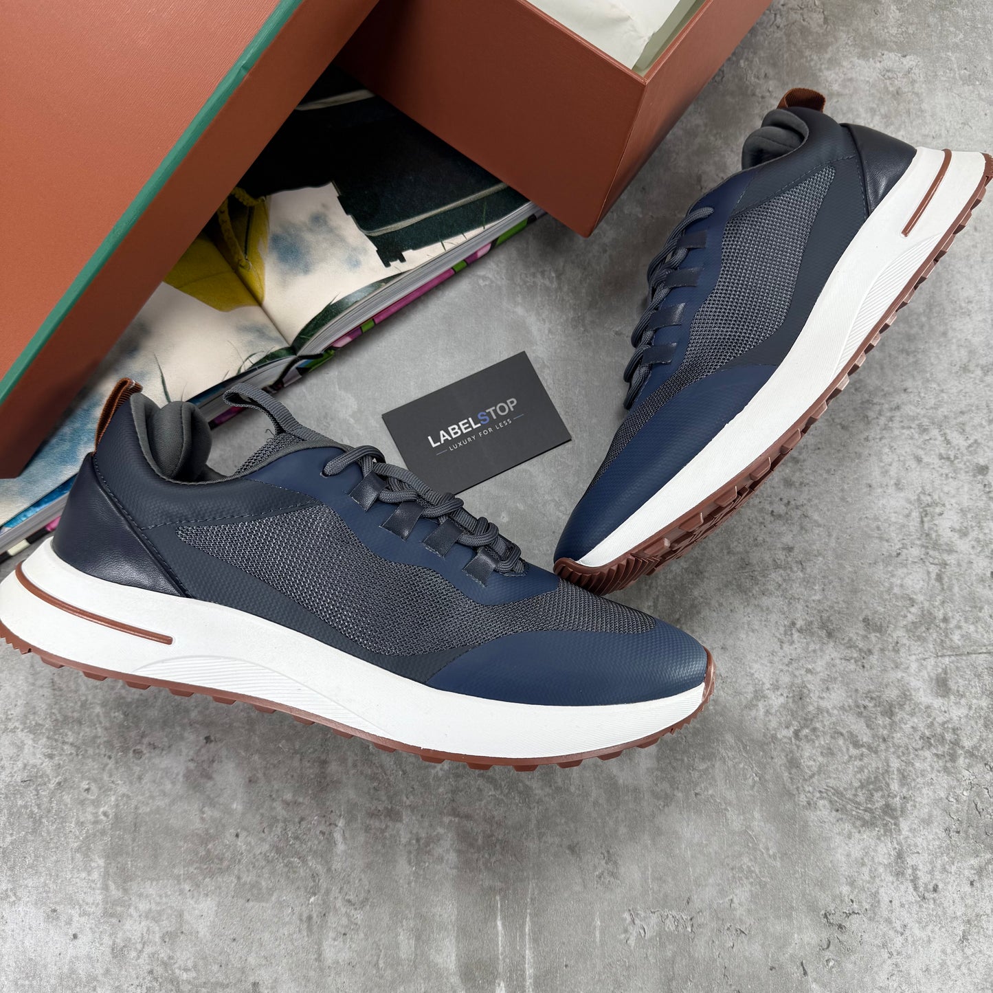 LORO TRAINERS-NAVY