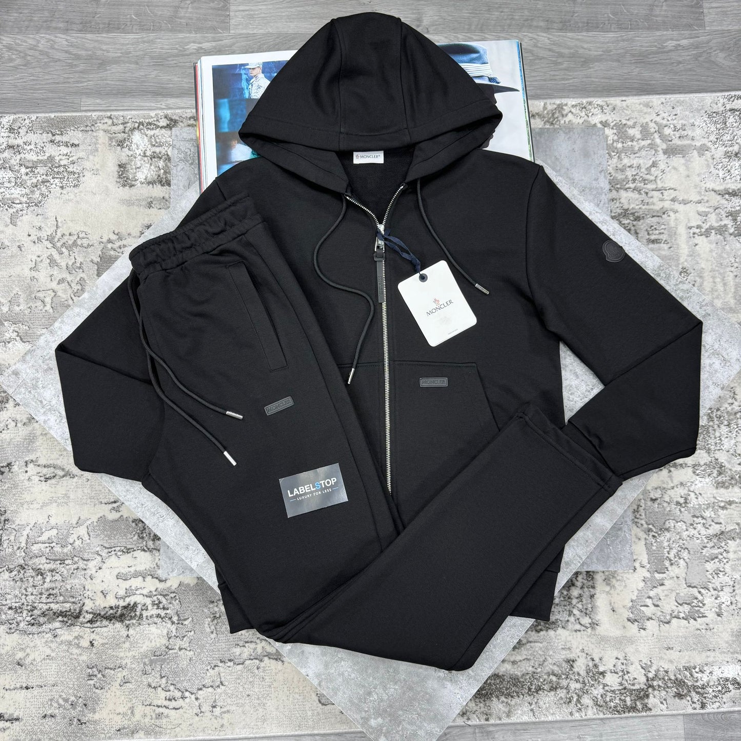 MNCLER TRACKSUIT-BLACK