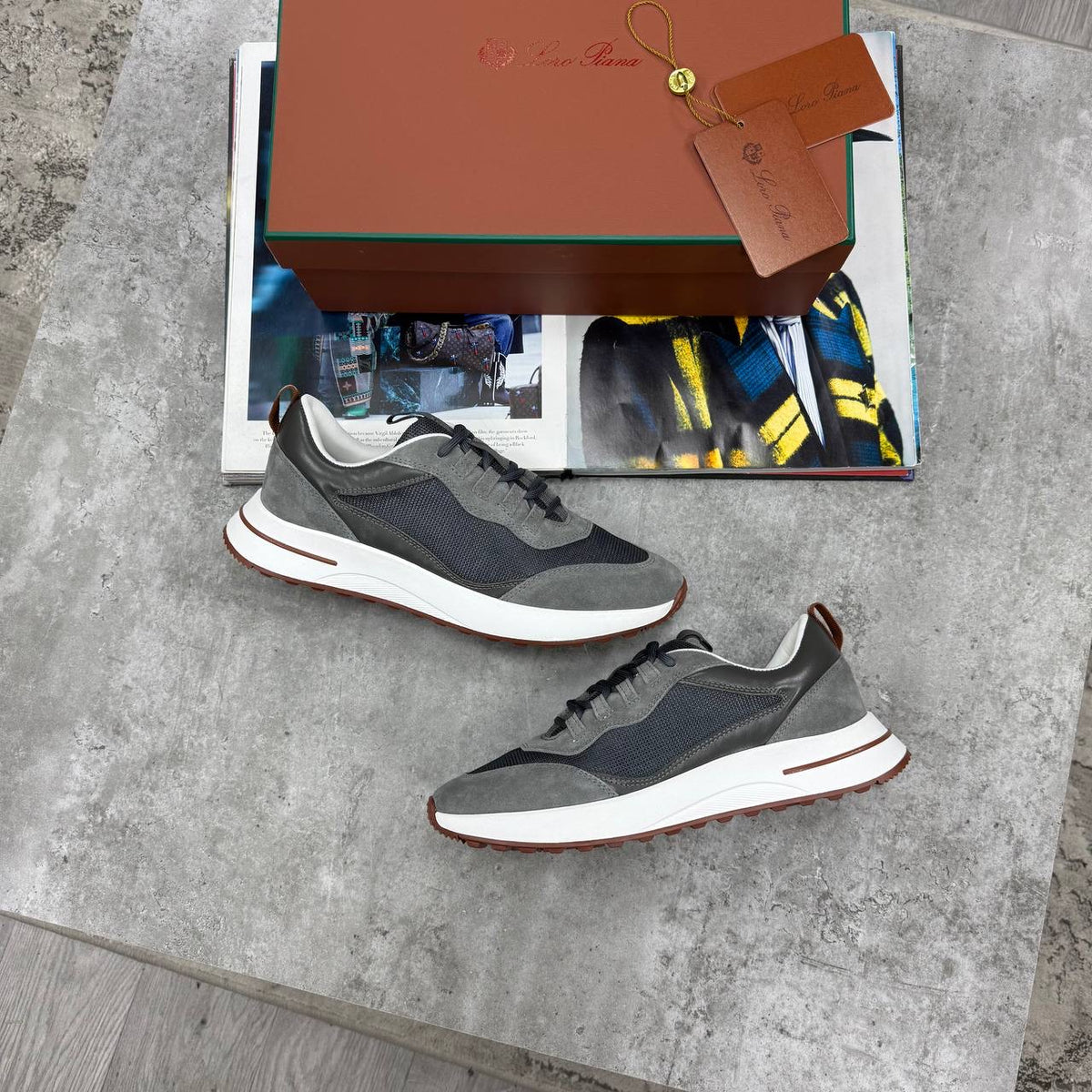 LORO TRAINERS-GREY