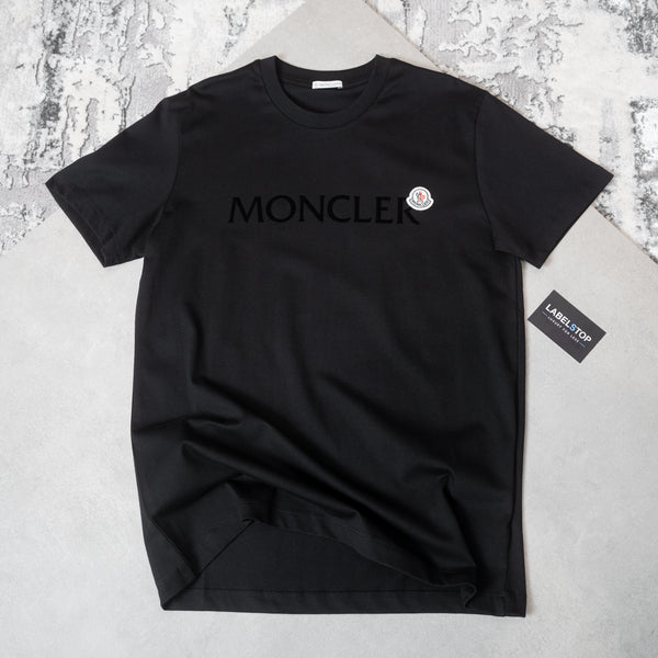 MNCLER TEE-BLACK