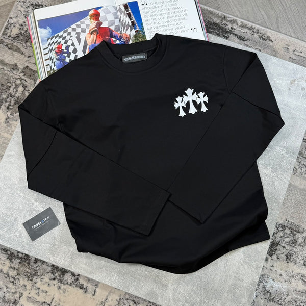 CHROME T-SHIRT - BLACK