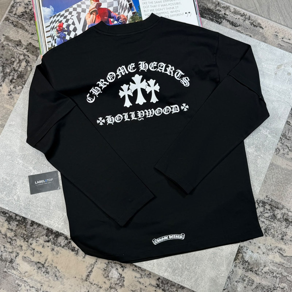 CHROME T-SHIRT - BLACK