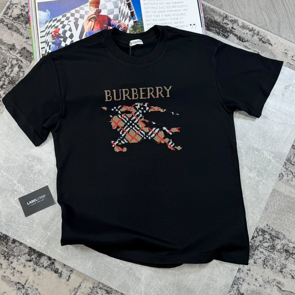 BURB T-SHIRT - BLACK